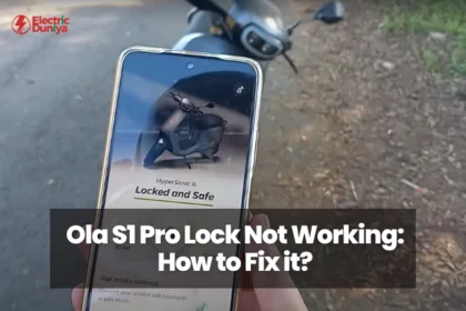 Ola S1 Pro Lock Not Working How to Fix it