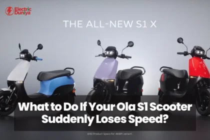 What to Do If Your Ola S1 Scooter Suddenly Loses Speed