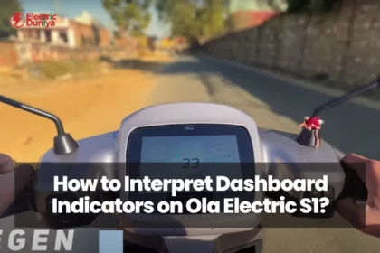 How to Interpret Dashboard Indicators on Ola Electric S1