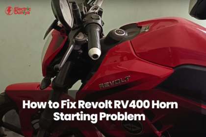 How to Fix Revolt RV400 Horn Starting Problem (Verified by Mechanic)