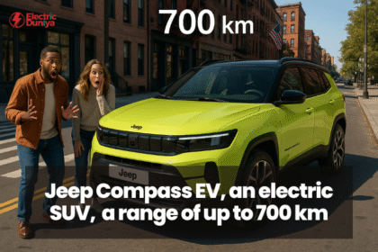 Jeep Compass EV, an electric SUV, a range of up to 700 km