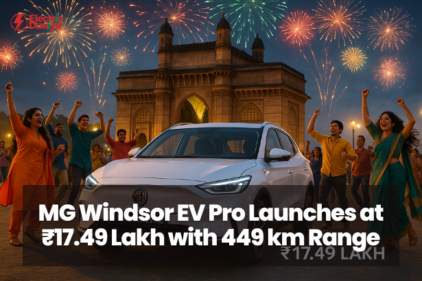 MG Windsor EV Pro Launches at ₹17.49 Lakh with 449 km Range