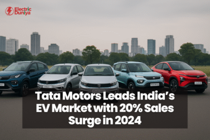 Tata Motors Leads India’s EV Market with 20% Sales Surge in 2024