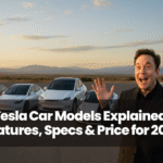 Tesla Car Models Explained Features, Specs & Price for 2025