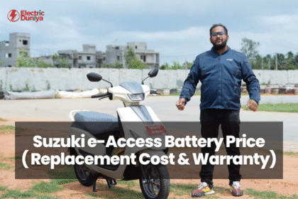 Suzuki e-Access Battery Price ( Replacement Cost & Warranty)