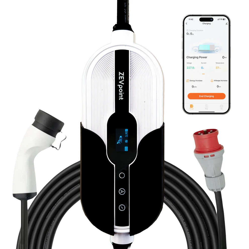 Aveo X1 Portable 11 kW EV Charger by ZevPoint