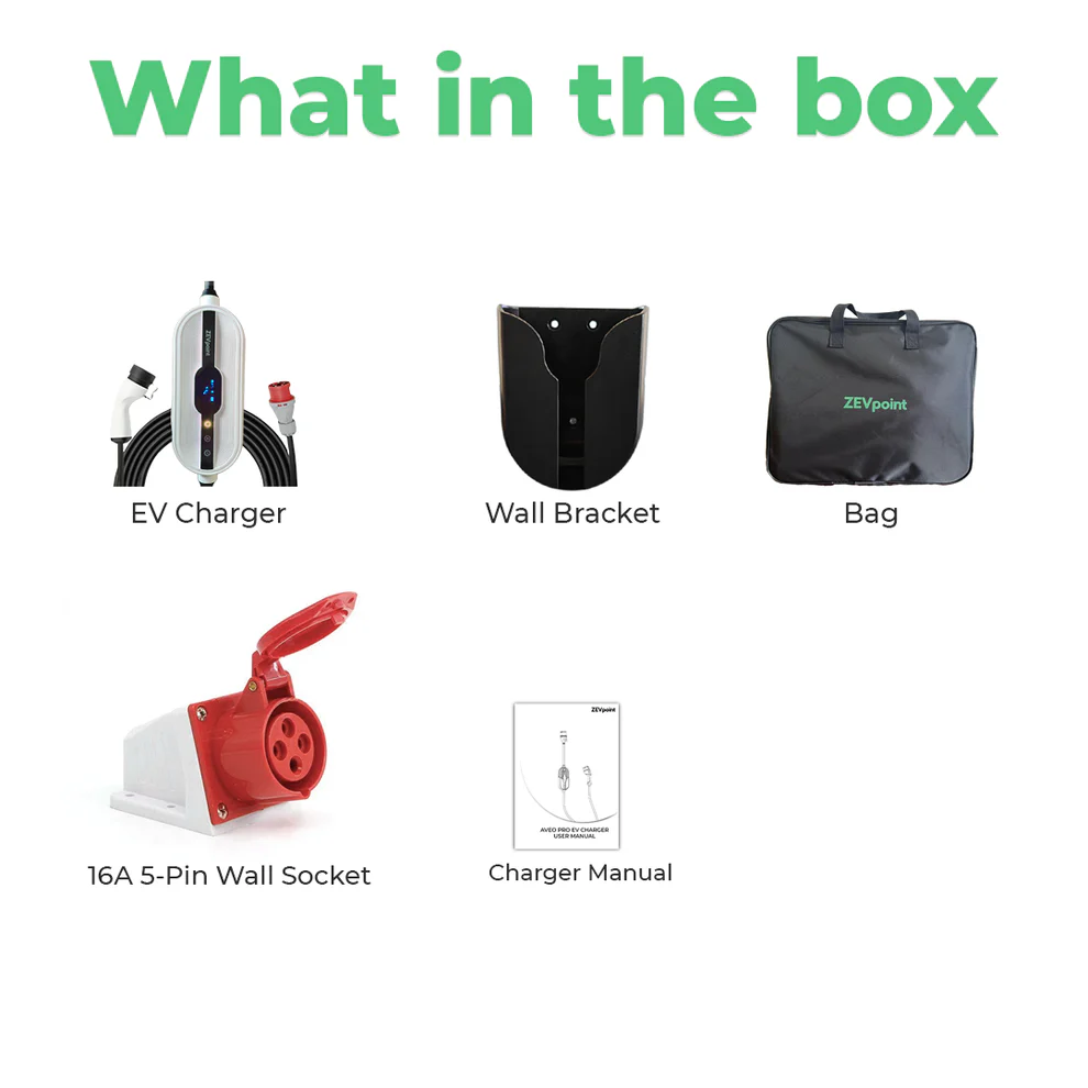 Aveo X1 Portable 11 kW EV Charger by ZevPoint - Image 7