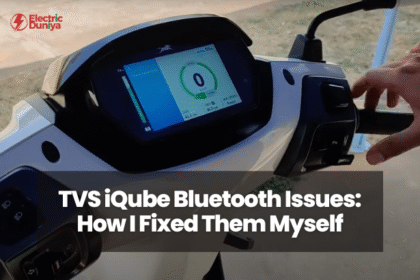 TVS iQube Bluetooth Issues